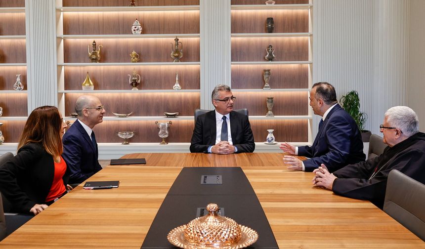 Cumhurbaşkanı Erhürman, Maronit toplumu temsilcilerini kabul etti