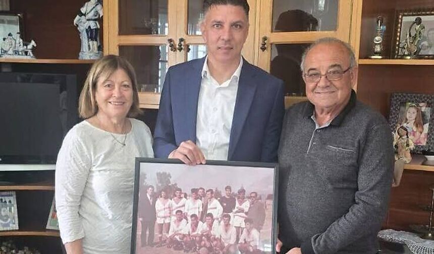 Gönyeli Belediye Başkanı Amcaoğlu, Ali Baştaş ile buluştu