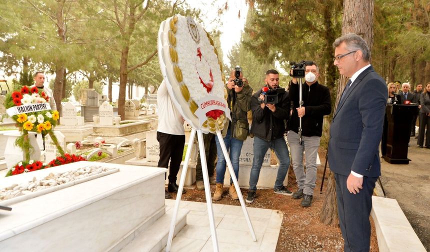 İlk Başbakan Mustafa Çağatay ölümünün 37’nci yılında törenle anıldı