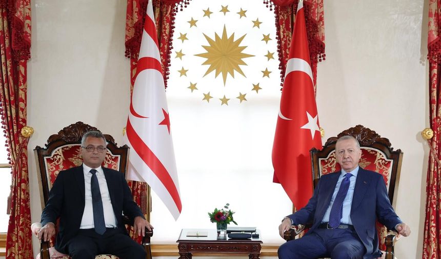 Cumhurbaşkanı Tufan Erhürman, TC Cumhurbaşkanı Recep Tayyip Erdoğan ile görüştü