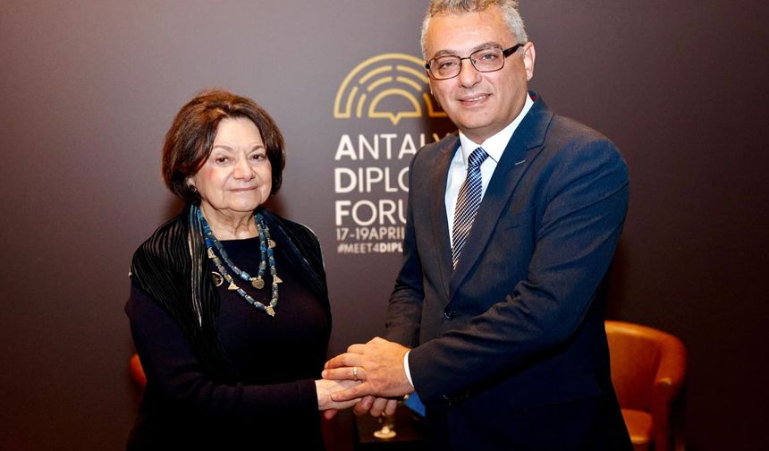 Cumhurbaşkanı Erhürman, Rosemary A. DiCarlo ile görüştü