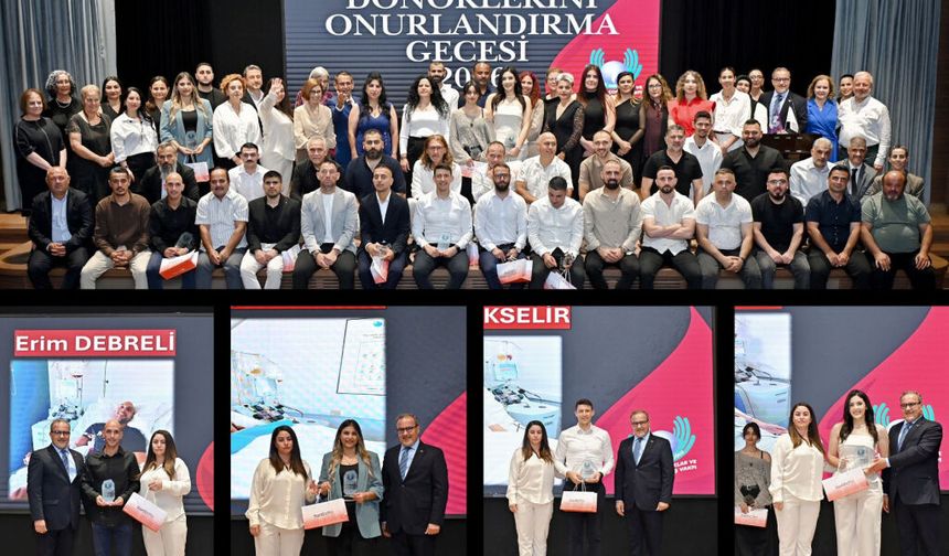 Kemal Saraçoğlu Vakfı, gönüllü donörler onuruna etkinlik düzenledi