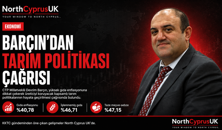 Devrim Barçın: İşlenmemiş gıda enflasyonu yüzde 46.71’e ulaştı