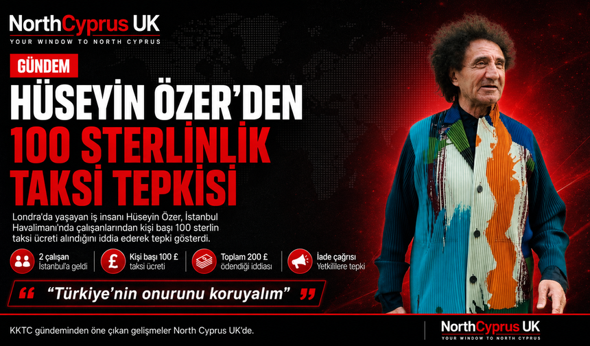 Hüseyin Özer’den İstanbul Havalimanı taksi tepkisi: “Türkiye’nin onurunu koruyalım”