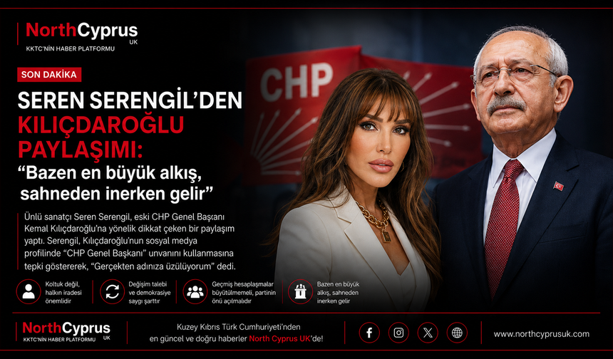 Seren Serengil’den Kılıçdaroğlu paylaşımı: “Bazen en büyük alkış, sahneden inerken gelir”