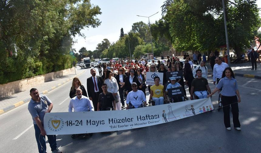 Müzeler Haftası Lefkoşa’da renkli kortejle kutlandı