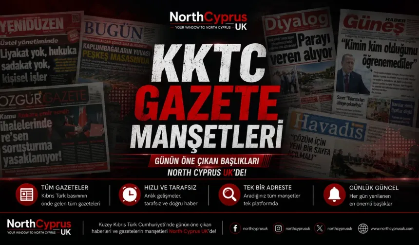 12 Mayıs 2026 KKTC Gazete Manşetleri