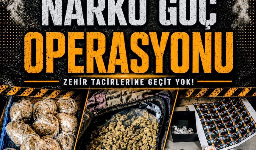 Üç kilodan fazla uyuşturucu ve çok miktarda hap ele geçirildi