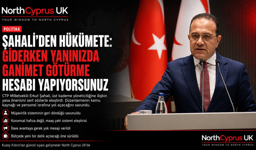 Şahali’den Hükümete: “Giderken yanınızda ganimet götürme hesabı yapıyorsunuz”
