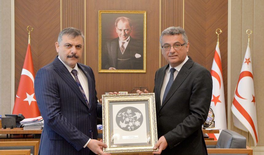Cumhurbaşkanı Tufan Erhürman, Türkiye Cumhuriyeti İçişleri Bakanı Mustafa Çiftçi ile görüştü