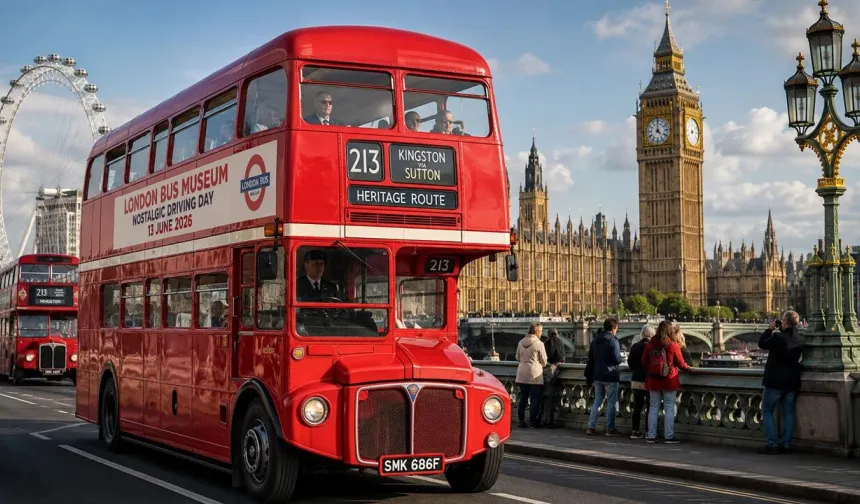 Londra’da tarihi otobüslerle zaman yolculuğu başlıyor