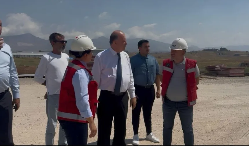 Hakan Dinçyürek: Yeni Lefkoşa ve Karpaz Hastanesi yapımı hızla devam ediyor