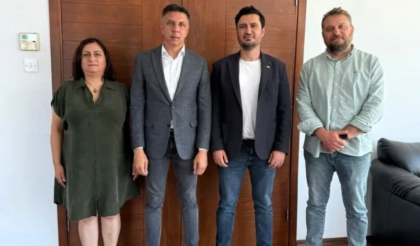 KTMMOB heyeti Amcaoğlu'nu ziyaret etti: İş birlikleri ve ortak çalışma fırsatları ele alındı