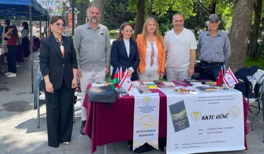 KKTC, Bakü’de düzenlenen 6. Türk Dünyası Edebiyat ve Kitap Festivali’nde temsil edildi