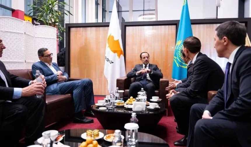 Hristodulidis resmi temaslar için Kazakistan’da: Astana'da Güney Kıbrıs'ın büyükelçiliği açılacak