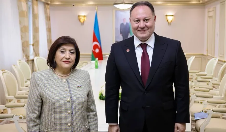 Öztürkler, Gafarova ile görüştü: Kardeşlik ilişkilerimizi daha da güçlendireceğiz
