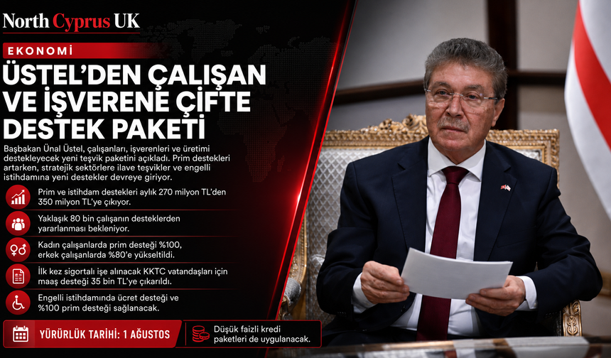 Üstel'den çalışan ve işverene çifte destek paketi