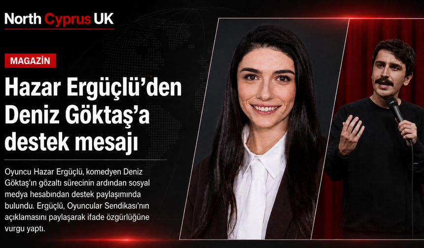 Hazar Ergüçlü’den Deniz Göktaş’a destek mesajı