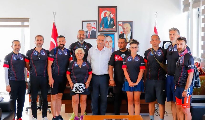 Mersin Bisiklet Derneği’nden Başkan Uluçay’a ziyaret