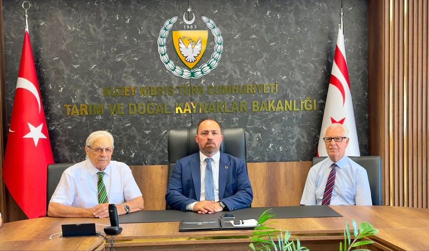 TMT Mücahitler Derneği’nden Tarım ve Doğal Kaynaklar Bakanı Hüseyin Çavuş’a Ziyaret