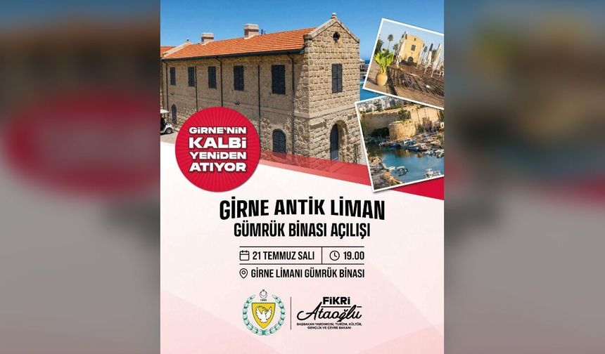 Eski gümrük binası yarım asır sonra halkın hizmetine açılıyor