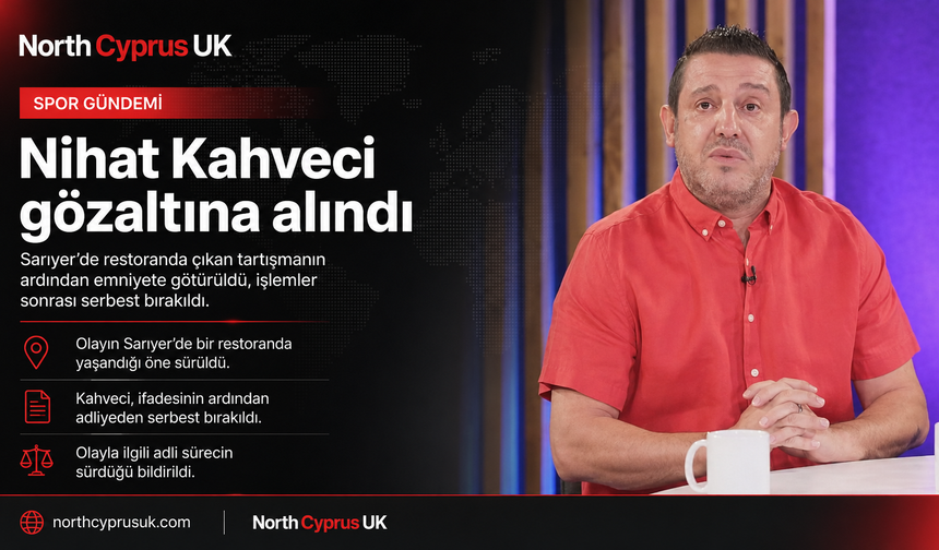 Nihat Kahveci eşini darbettiği iddiasıyla gözaltına alındı