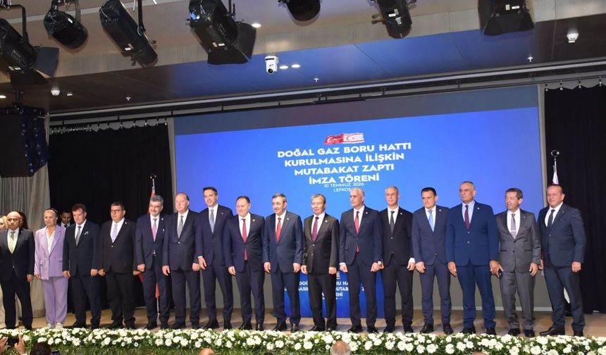 Ataoğlu: "Doğal gaz projesi, KKTC'nin enerji geleceğini güvence altına alacak tarihi bir adımdır"