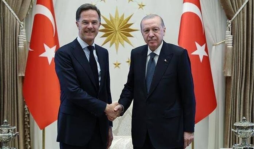 Türkiye Cumhurbaşkanı Erdoğan, NATO Genel Sekreteri Rutte'yi kabul etti