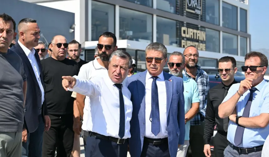 Üstel ve Arıklı sahada: Girne-Çatalköy yolunda geri sayım başladı