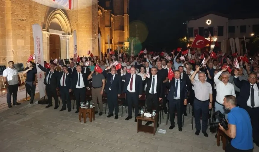 Lefkoşa'da 15 Temmuz anma programı: "İhanet kaybetti, millet kazandı" vurgusu yapıldı
