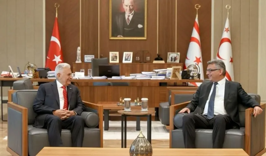 Tufan Erhürman, Binali Yıldırım'ı kabul etti