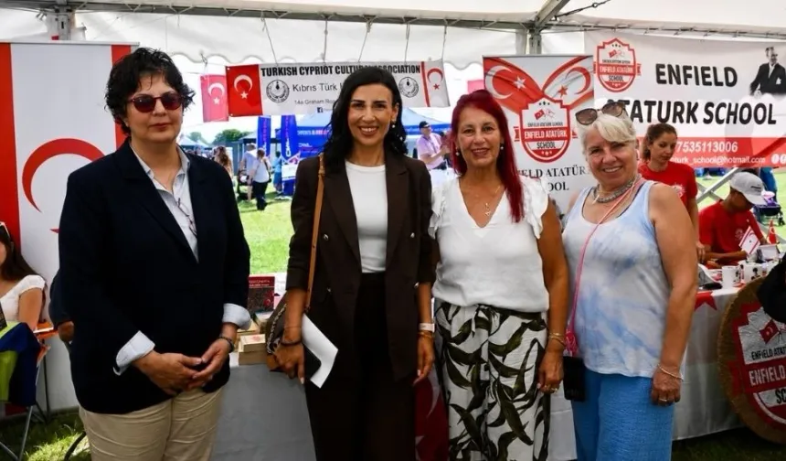 Özdenefe, Londra’daki Kıbrıs Türk Festivali’ne katıldı: Diaspora kimliğin dünyada yaşatılmasının teminatı