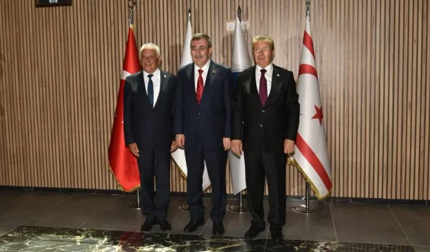Cevdet Yılmaz, Güzelyurt Belediyesi yeni merkez binasını ziyaret etti