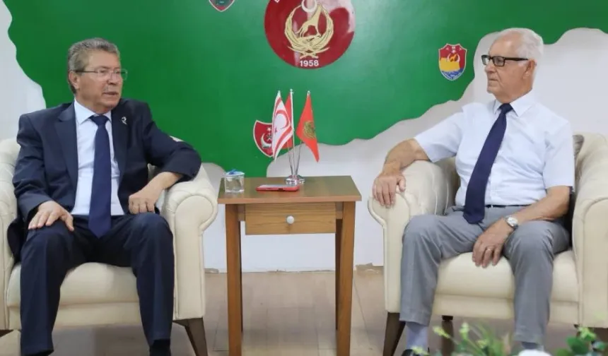 Üstel, TMT Mücahitler Derneği'ni ziyaret etti: Türkiye ile omuz omuza yürümeye devam edeceğiz