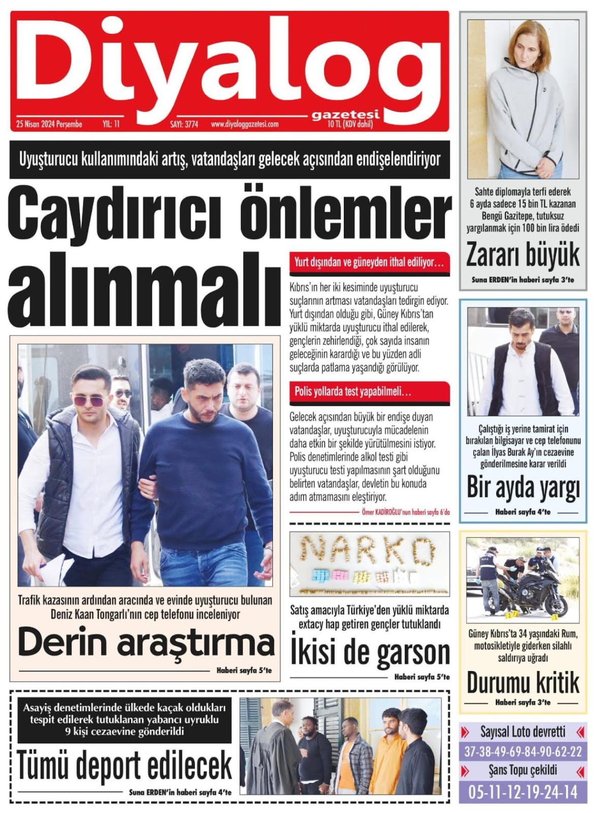 Gazete Manşetleri 25 Nisan7