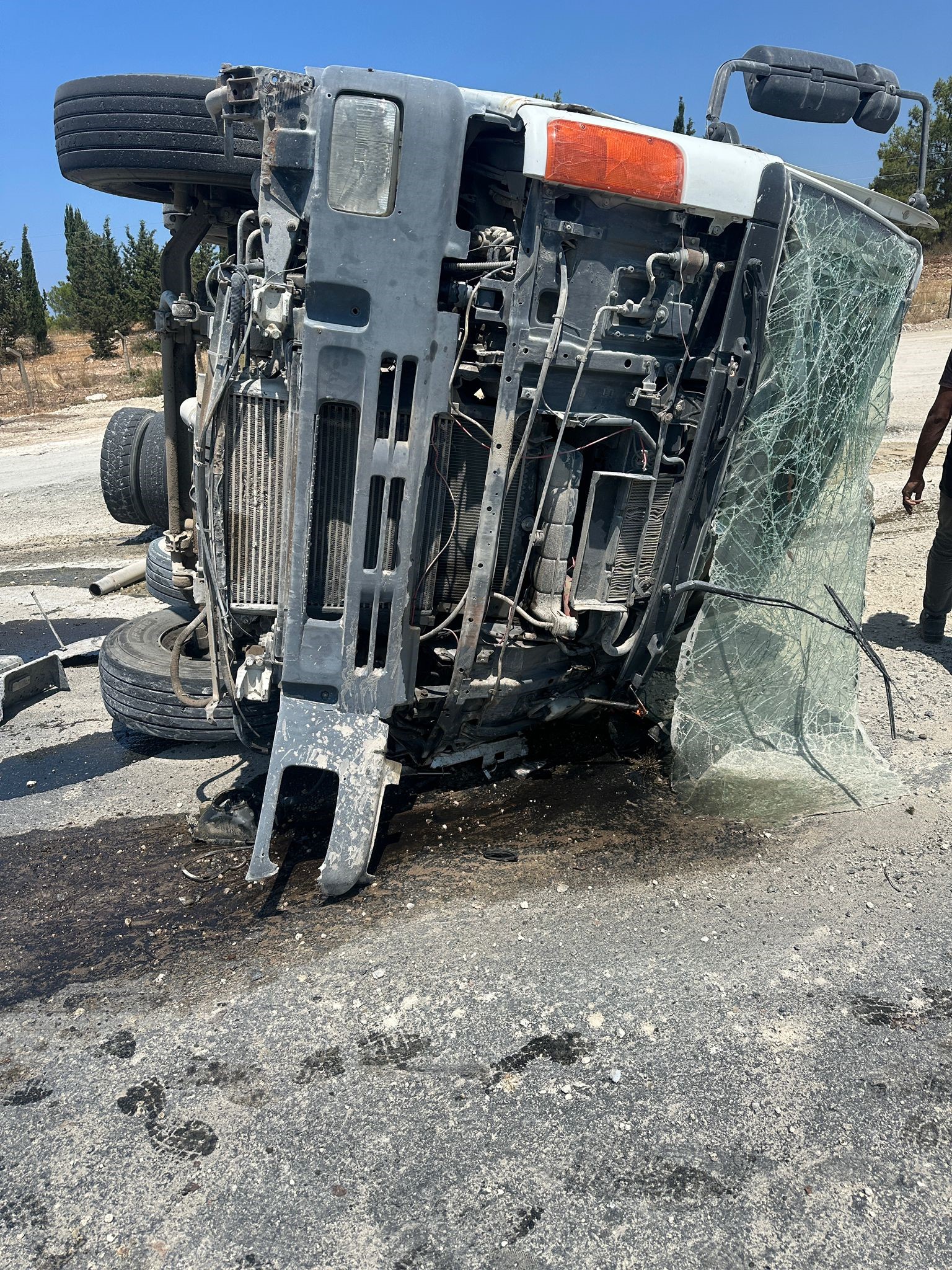 Degirmenlik Girne Dag Yolu Kaza 1