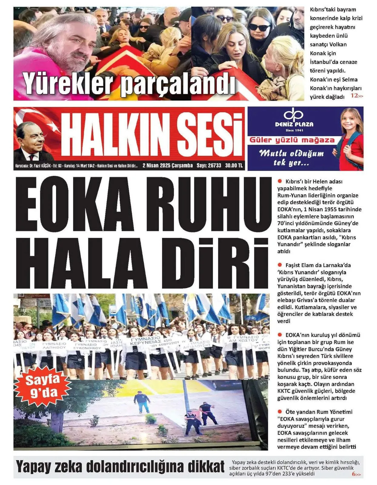 gazete mansetleri