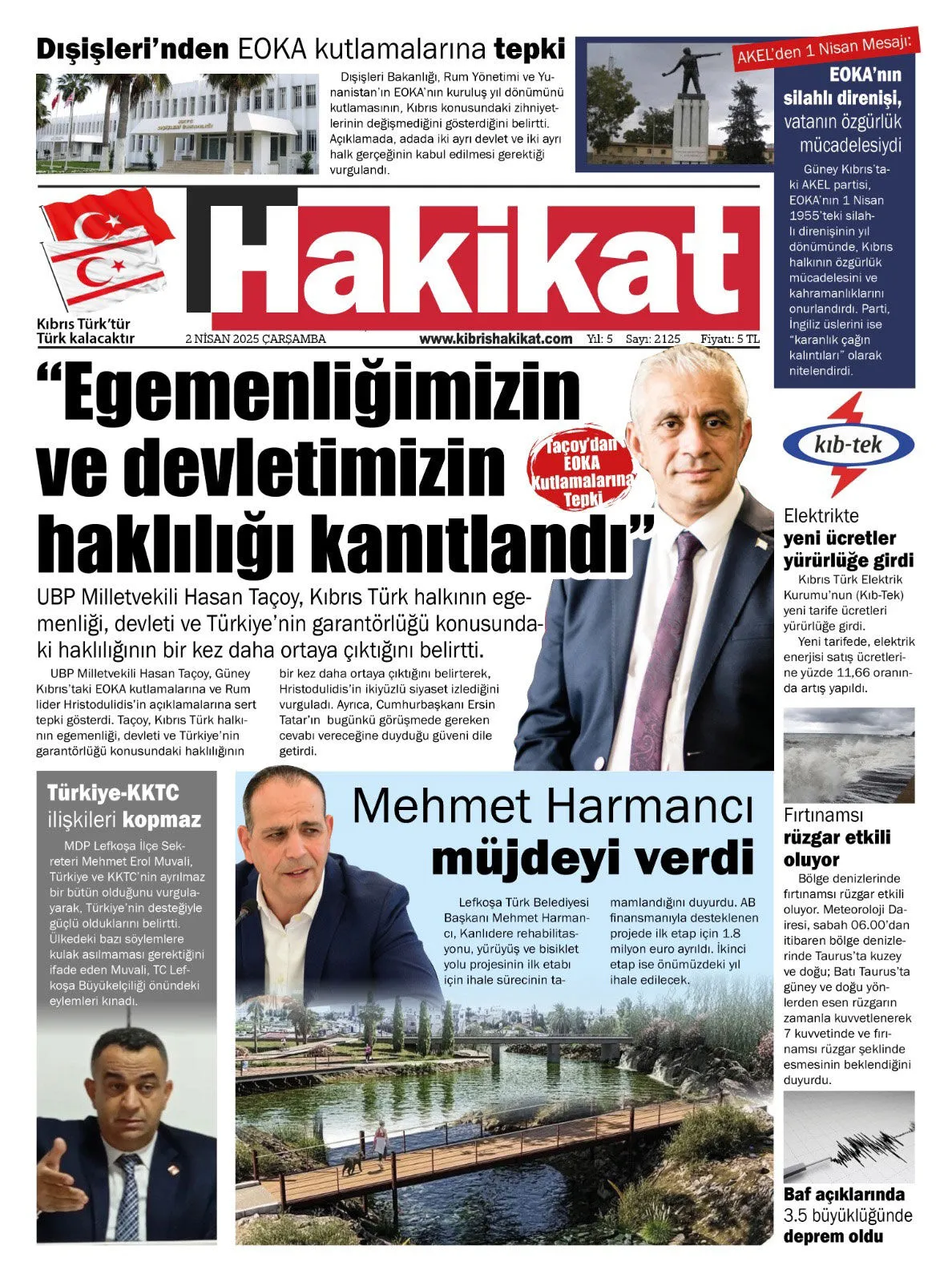 gazete mansetleri