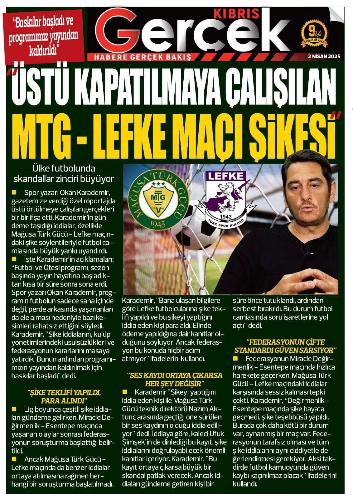 gazete mansetleri