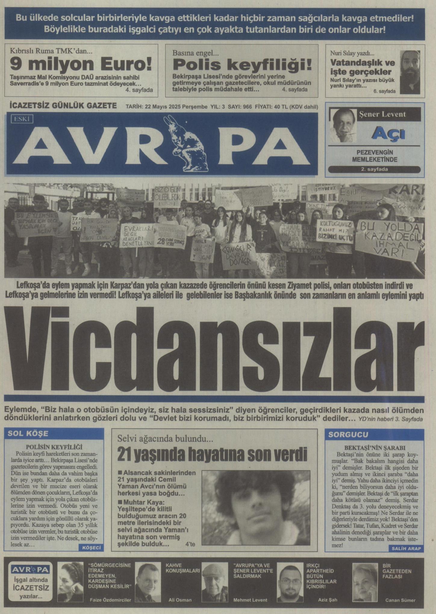 A V R U P A G A Z E T E S I 20250522