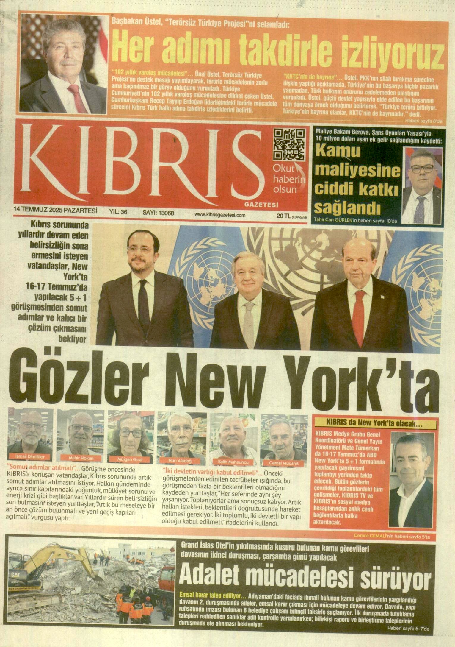 K I B R I S G A Z E T E S I 20250714