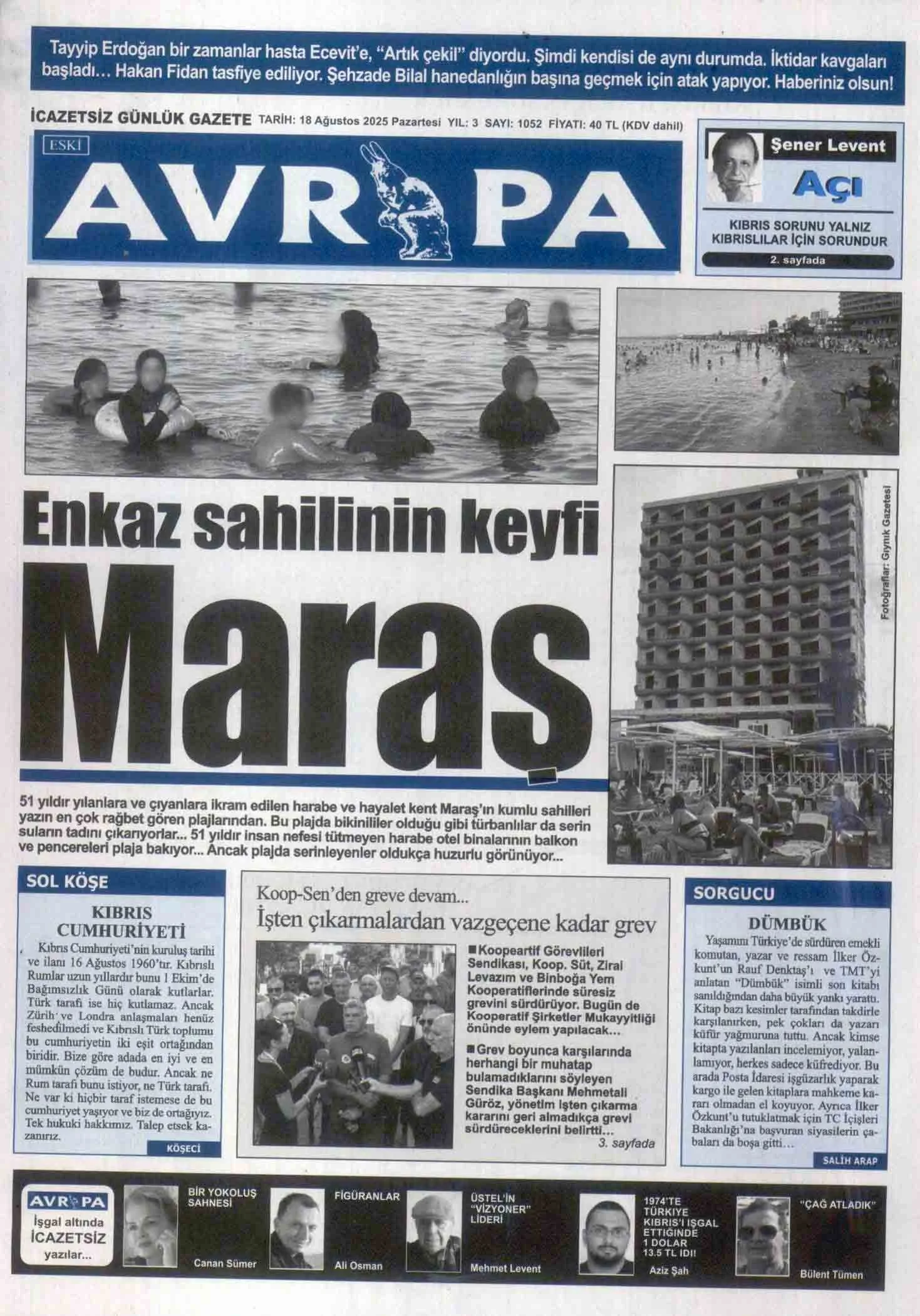 A V R U P A G A Z E T E S I 20250818