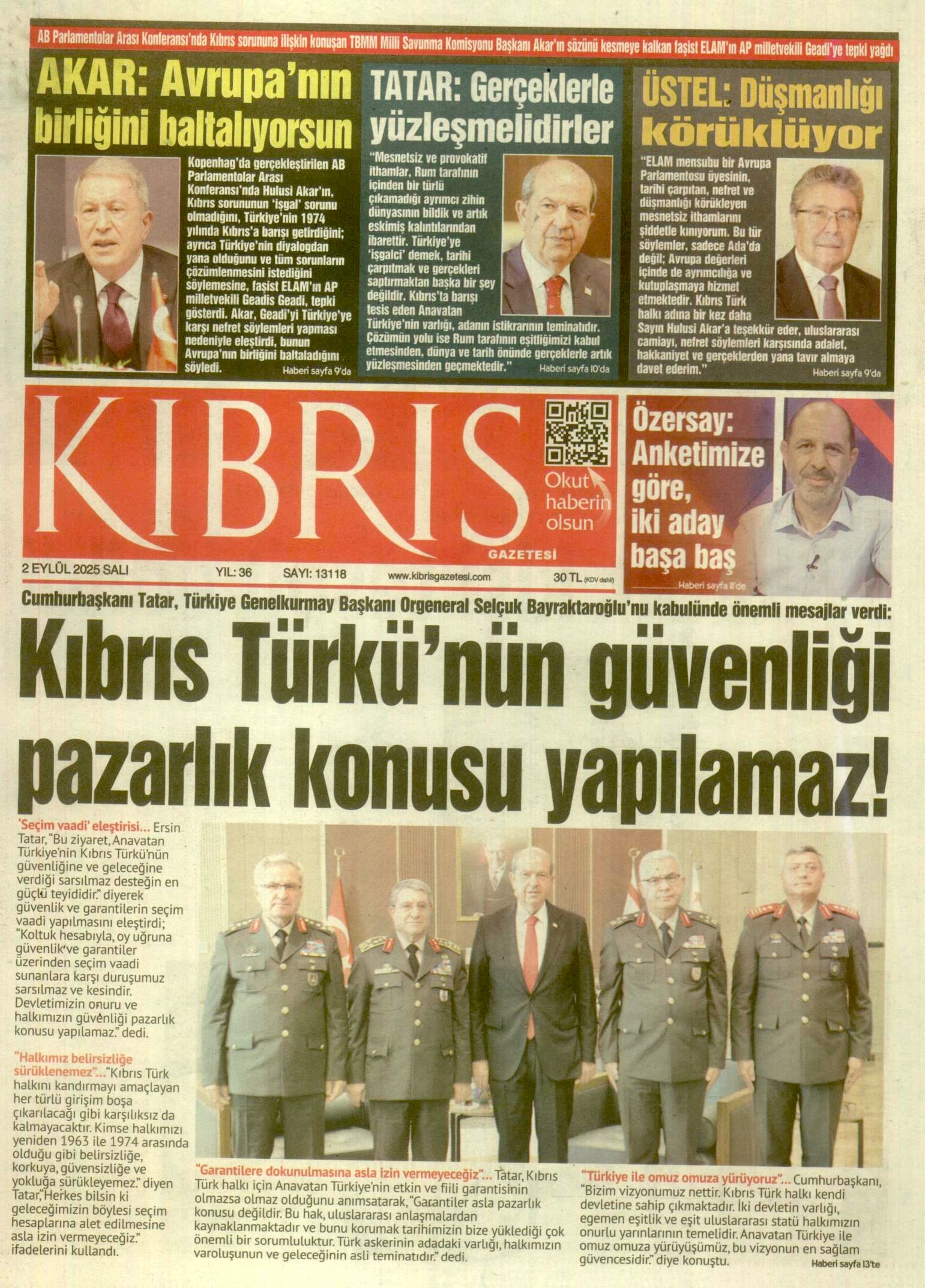 K I B R I S G A Z E T E S I 20250902