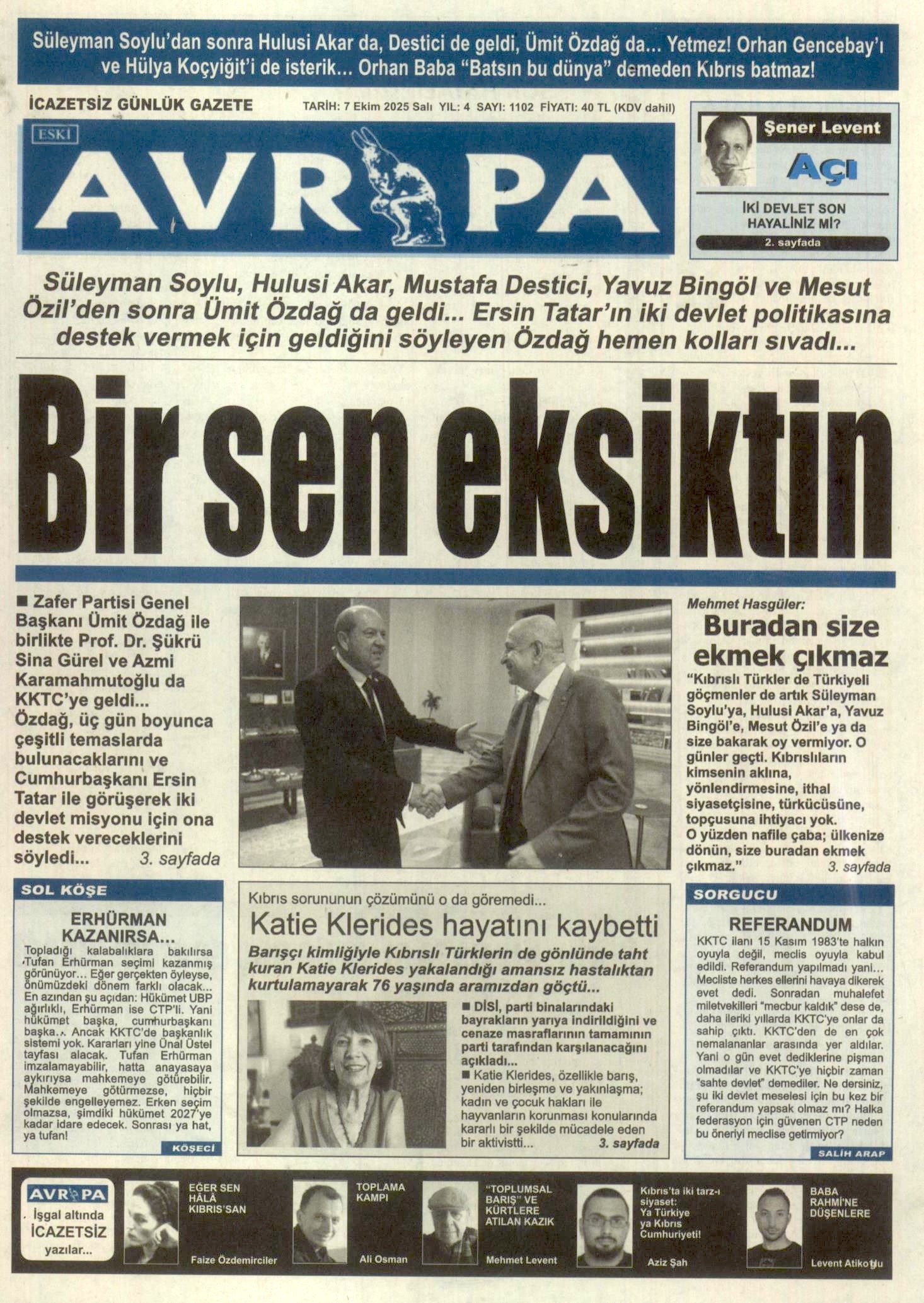 A V R U P A G A Z E T E S I 20251007