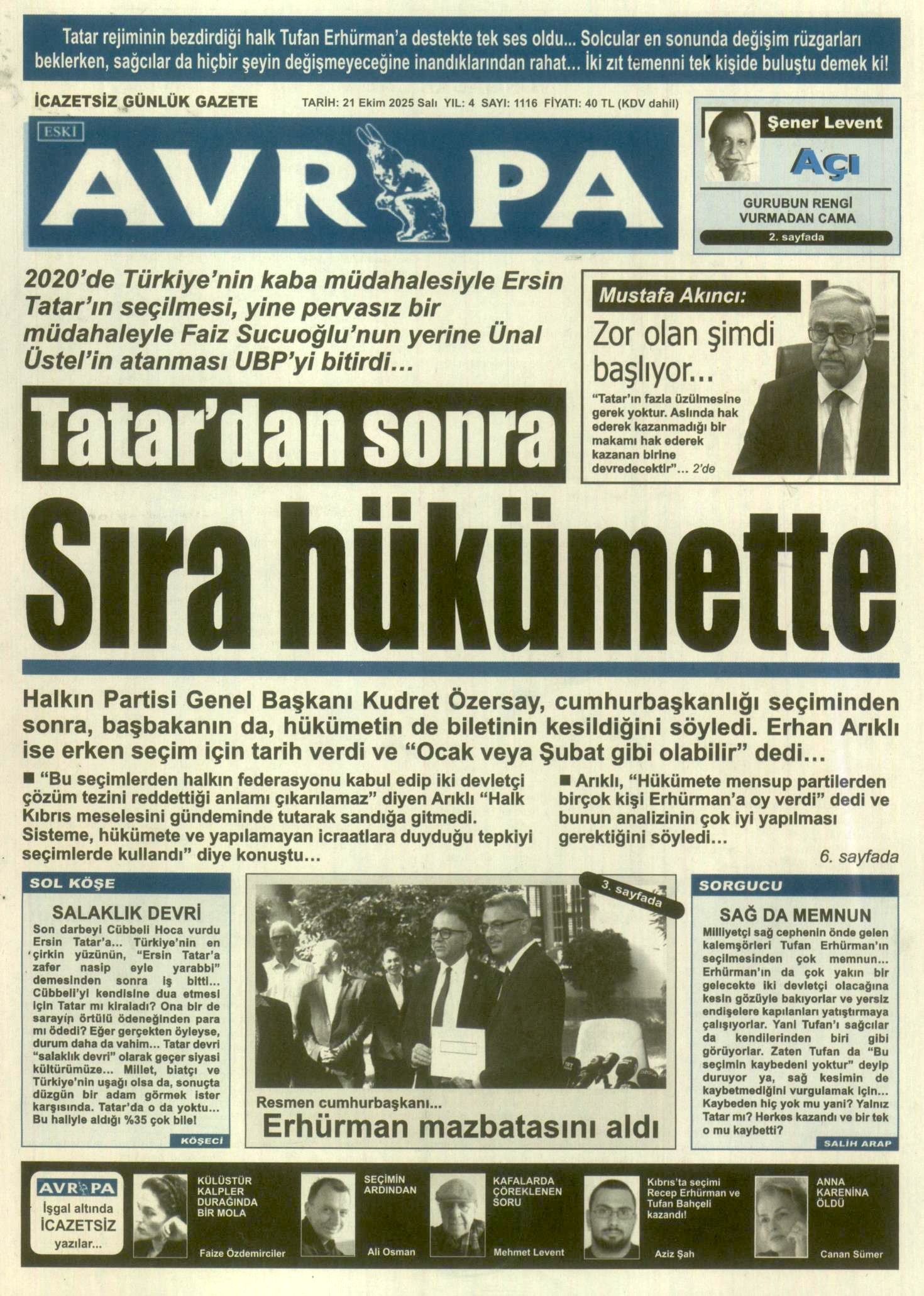 A V R U P A G A Z E T E S I 20251021