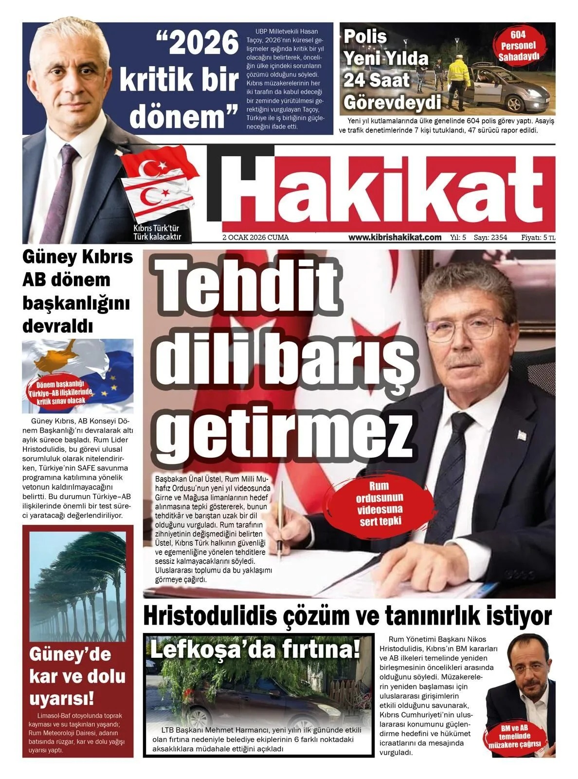 2 Ocak 2026 Kktc Manşetler (8)